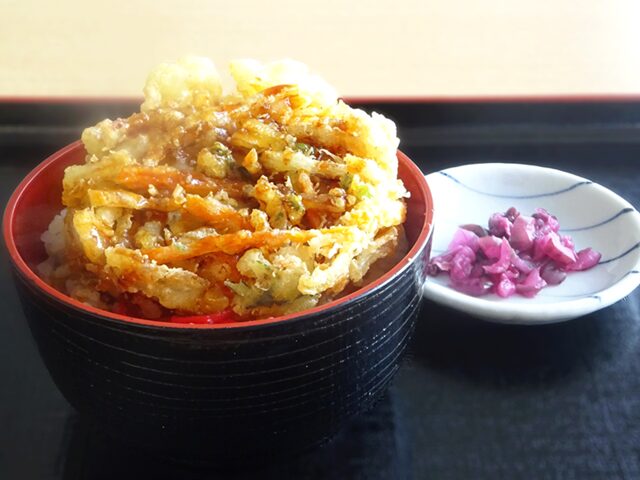 ミニかき揚げ丼